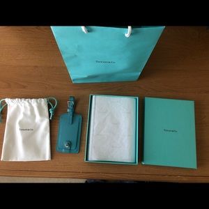 Tiffany & Co. luggage tag. Brand new.